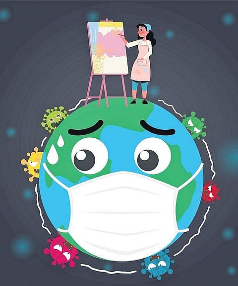 Painting history on canvas