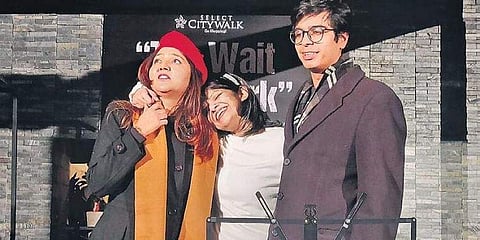 Stills from the play ‘The Wait Until Dark’ by Kolkata-based theatre group Theatrician. (Photo | Anjani Chadha