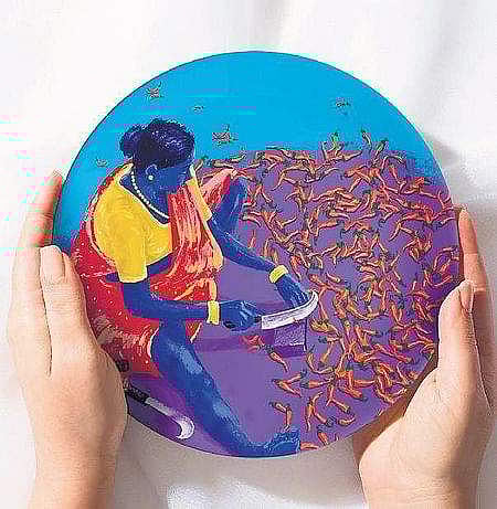A plate designed by 'The Plated Project'