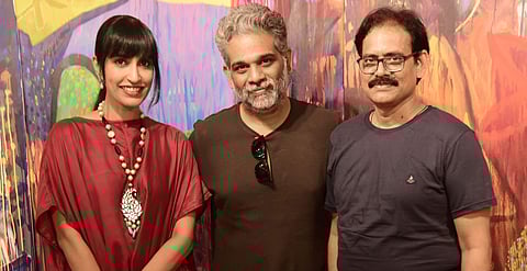 (L-R) Lakshmi Nambiar, Allu Bobby and Manohar Chiluveru