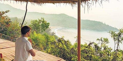 A ‘Spirit of Life’ session conducted at SwaSwara, Gokarna