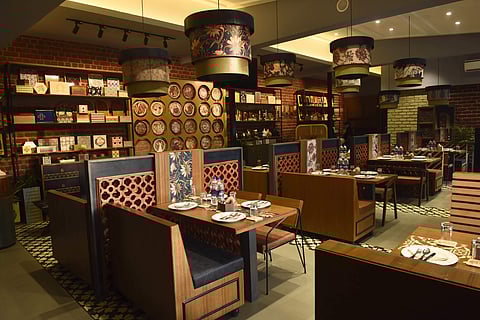 A glimpse of the interiors at Kraft Retail dining