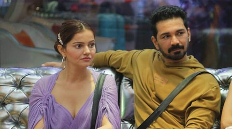 Rubina and Abhinav in Big Boss