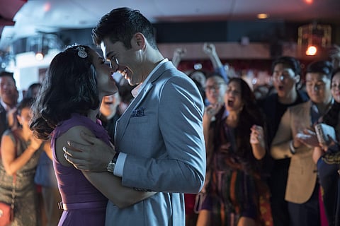 Constance Wu and Henry Golding