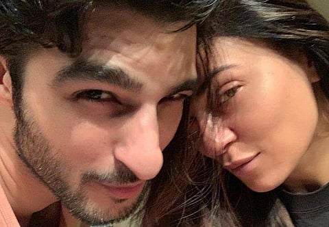Sushmita Sen with boyfriend Rohman Shawl