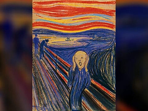 The Scream by artist Edvard Munch