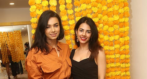 Sudeshna & Drishti at the Laughing Budda Tattoo shop