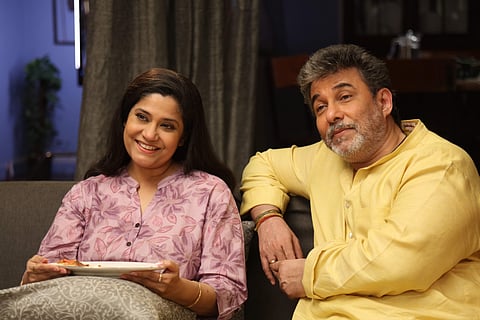 Renuka Shahane and Deepak Tijori in the promotional video for & PrivéHD