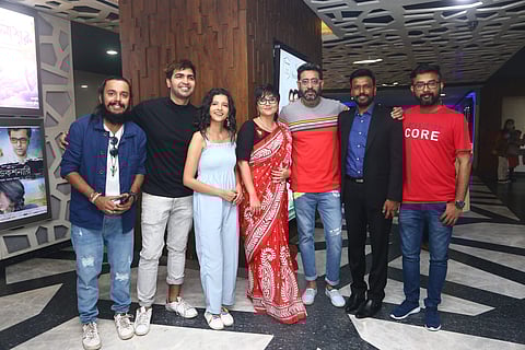 From Snigdhajit Bhowmik and Shoaib Kabeer to Anuradha Mukherjee and Swastika Mukherjee, a galaxy of celebs were there at the screening