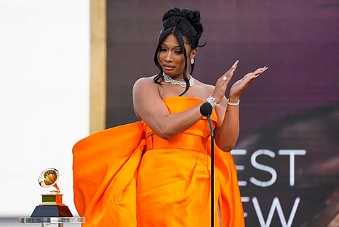 Megan Thee Stallion shows off Klay Thompson’s adorable gifts