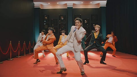 BTS creates history at Grammy Awards (Image Source: CBS)