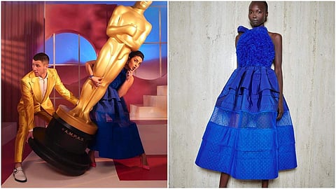 The brand is famous for styling stars for virtual award ceremonies