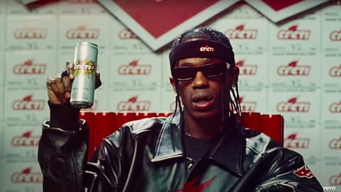 Travis Scott has a brand new line of agave seltzer