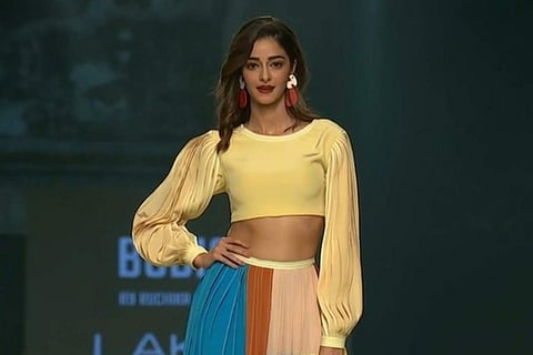 Ananya Panday made her debut at Lakmé Absolute Grand Finale