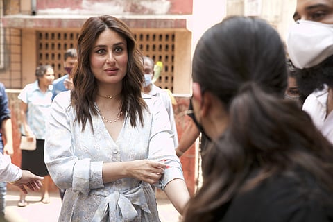 Kareena Kapoor Khan on the sets of the cooking show Star Vs Food