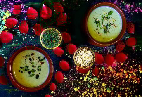 Gulab Kesari Thandai