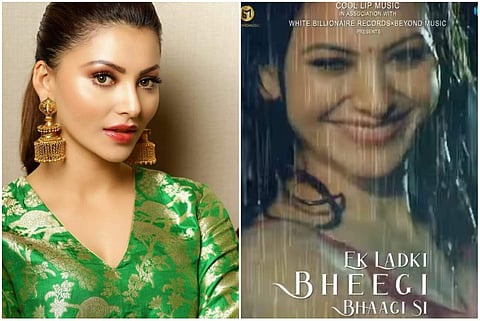 Actress Urvashi Rautela appears in the music video of a recreated version of the song Ek Ladki Bheegi Bhaagi Si