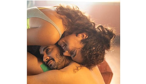 Taapsee and Tahir from their upcoming release, Looop Lapeta. Source: Instagram