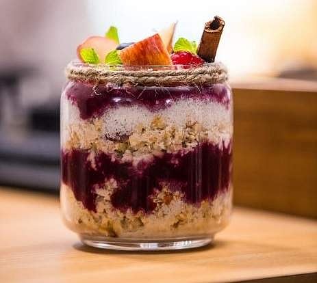 Oats in a jar