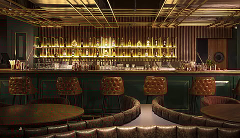 The bar at Gawky Goose