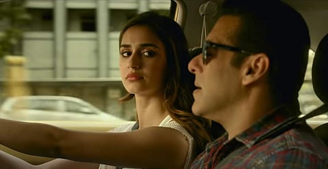 A still from Radhe starring Disha Patani and Salman Khan