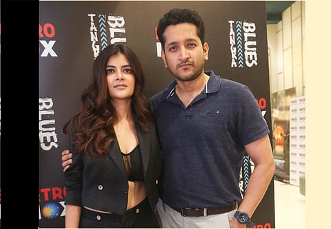The lead stars of Tangra Blues, Madhumita and Parambrata strike a pose