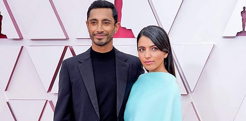 Riz and Fathima at the Oscars live red carpet