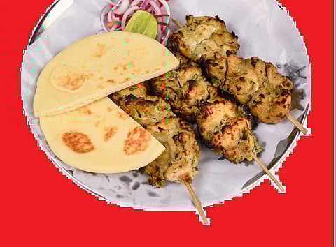 Kebab platter at Scoop