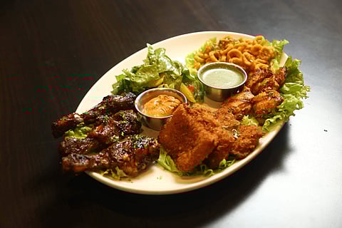 Non-veg platter from the new menu at Hard Rock Cafe