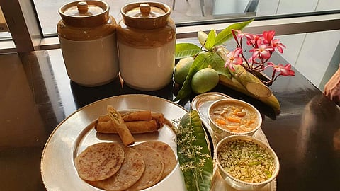 Ugadi Pachhadi with a twist