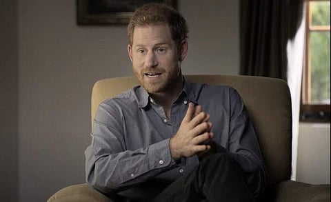Prince Harry from the documentary ‘The Me You Can’t See’