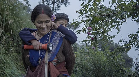 Still from the film Fire In The Mountains