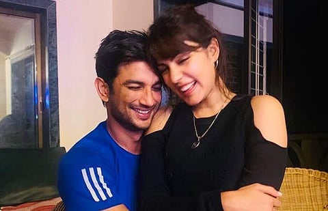 Throwback picture of Rhea Chakraborty with late Sushant Singh Rajput