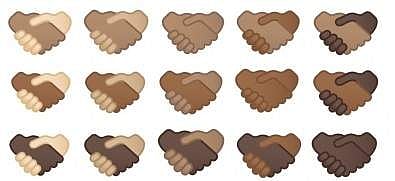 Google handshake emoji