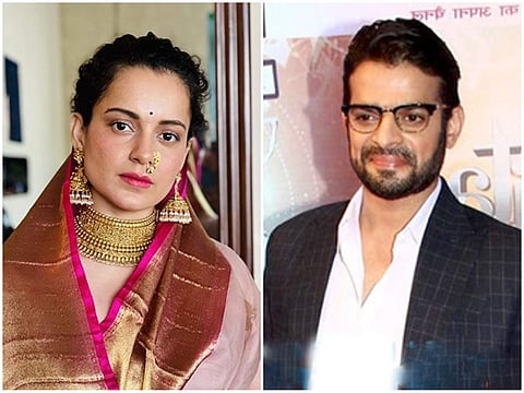 Kangana Ranaut (left) and Karan Patel (right)