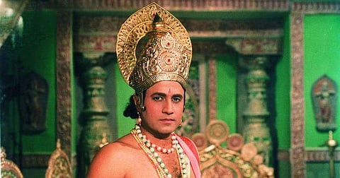 Arun Govil as Lord Ram in Ramanand Sagar's blockbuster mythological show Ramayan (Image courtesy: Sagar Arts)