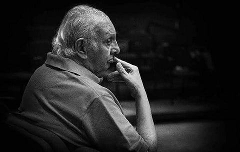 Veteran music composer Vanraj Bhatia passed away at his residence in Mumbai on Friday. (Image courtesy: Twitter)