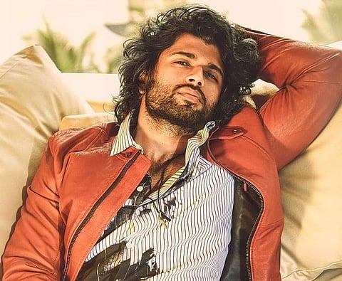 Vijay Deverakonda strikes a pose Source: Vijay's Instagram