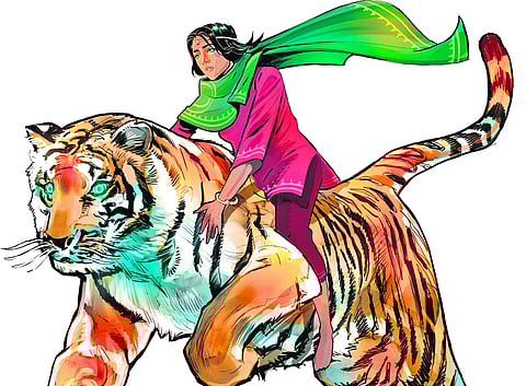 Indian Authors addressing sexism in comic books