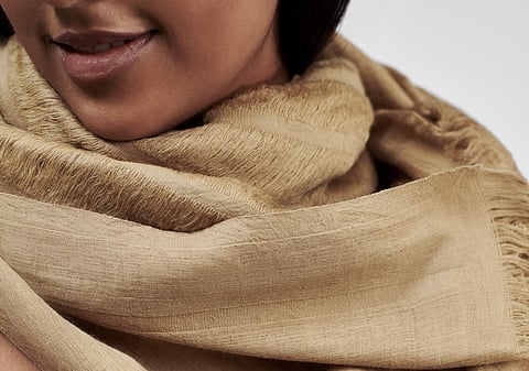 Merino wool scarf
