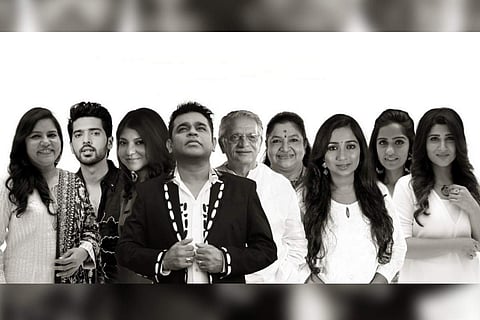 AR Rahman and Gulzar in the hope anthem 'Meri Pukaar Suno'