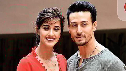 Tiger Shroff with Disha Patani