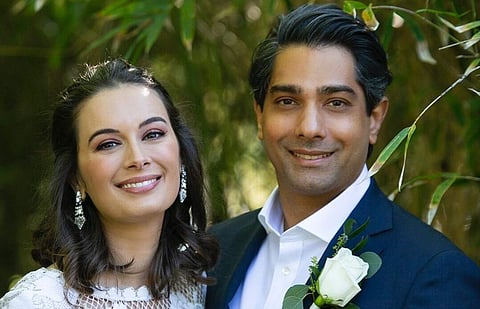 Evelyn Sharma and Dr Tushaan Bhindi tie the knot