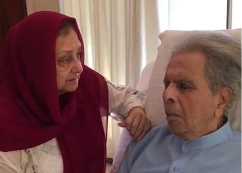 Saira Banu with Dilip Kumar