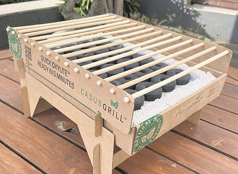 Weekend fun: This DIY Grill Kit made of cardboard is flameless and takes under two minutes to assemble