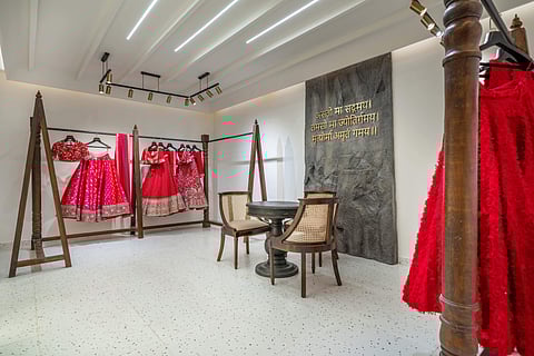 The bridal section at Mrunalini Rao's flagship store