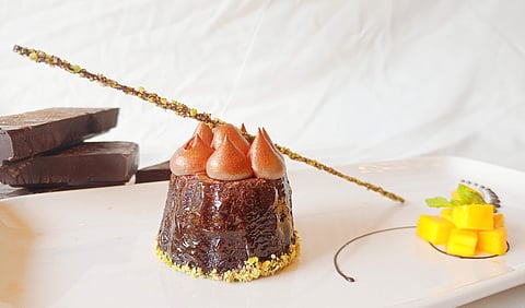 Soft Chocolate Cake With Hazelnut Crème