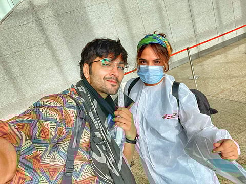 Richa Chadha and Ali Fazal at Dehradun for the teaser of Girls Will Be Girls