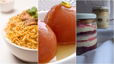 Biryani, Gulab Jamuns & Cake Jars