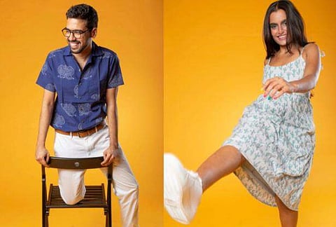 Ikat Unisex Shirt and Cactus Dress from Adah By Leesha